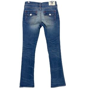 True religion distressed boot cut jeans Size 27